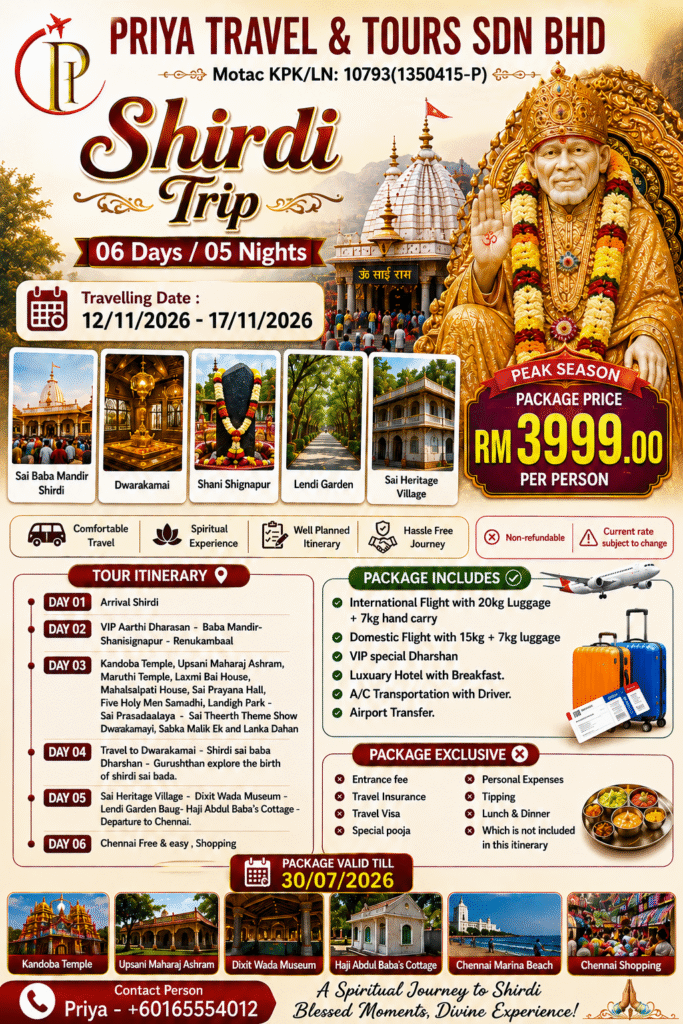 shirdi-sai-saibaba-malaysia-package-itinerary -india-tour-tamilgod-god-saigod